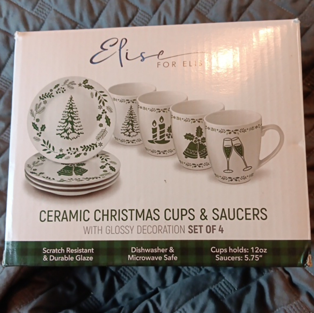 Elise for Elise Christmas Cups and saucers